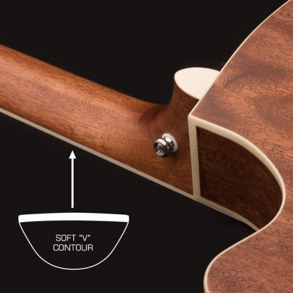 Cort Sfx1f Slim Body Cw Epicea Acajou Ova - Natural Satin - Elektroakustische Gitarre - Variation 3