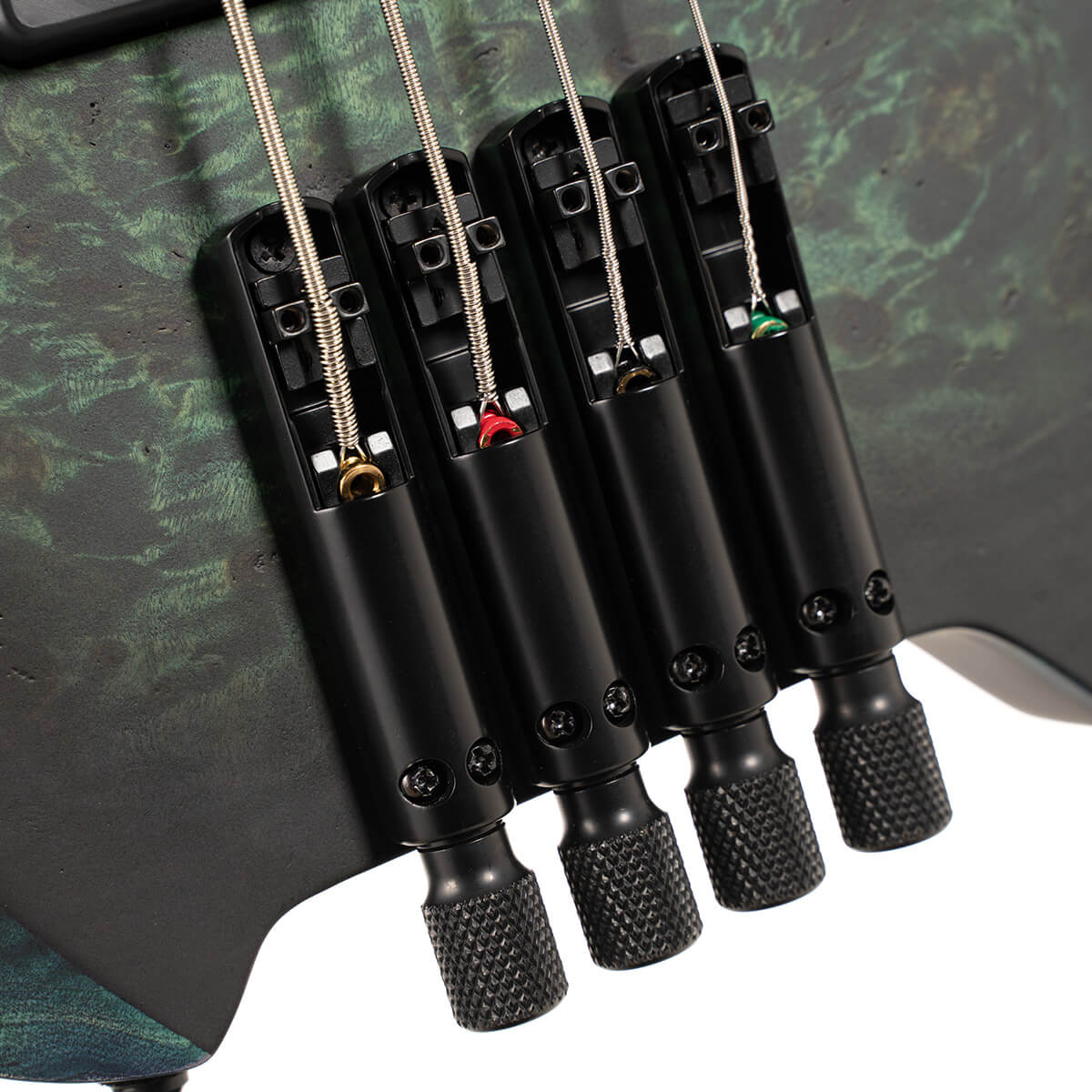 Cort Space 4c Artisan Active Bartolini Mn - Star Dust Green - Solidbody E-bass - Variation 4