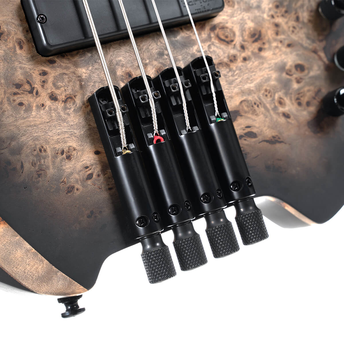 Cort Space 4c Artisan Active Bartolini Mn - Star Dust Black - Solidbody E-bass - Variation 4