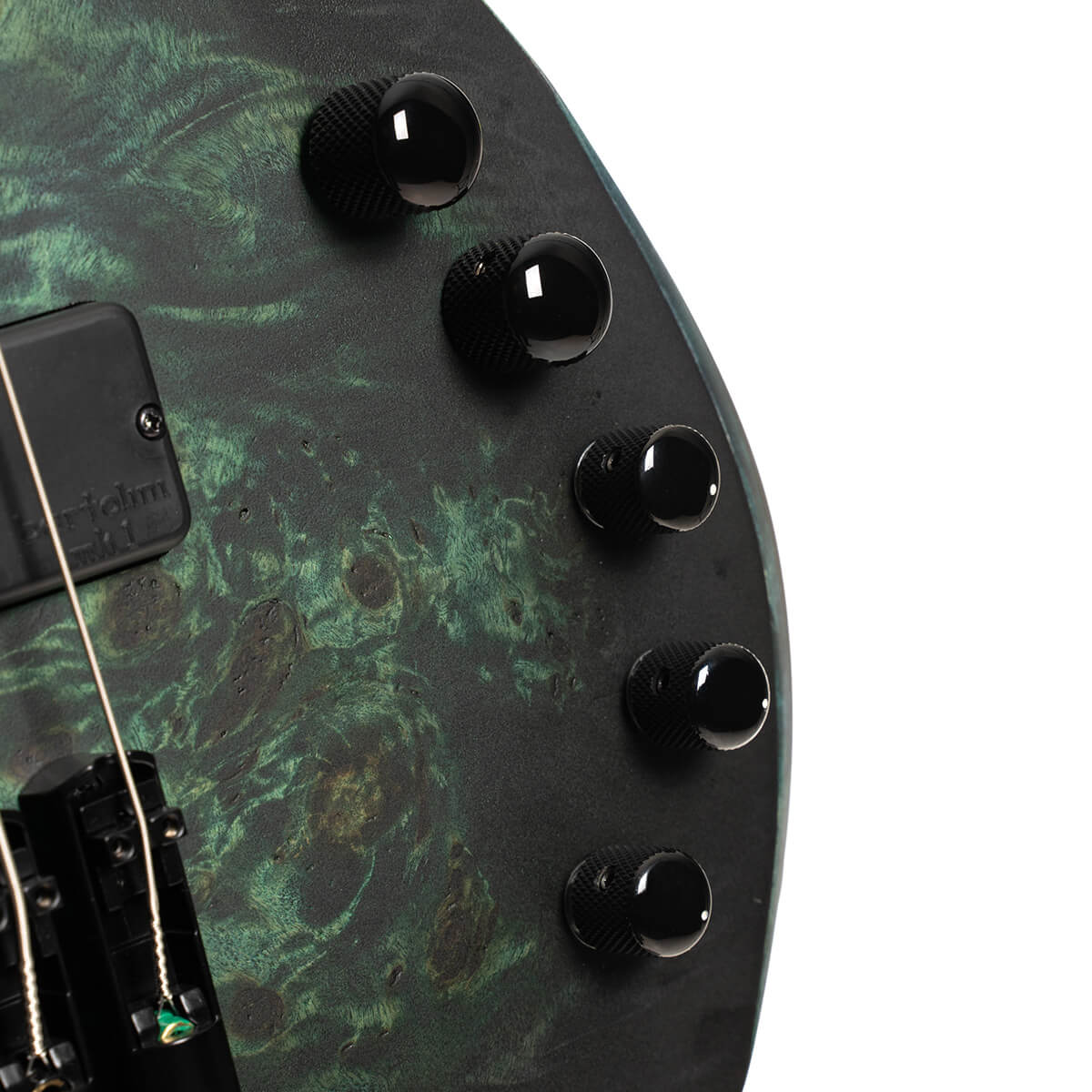 Cort Space 4c Artisan Active Bartolini Mn - Star Dust Green - Solidbody E-bass - Variation 5