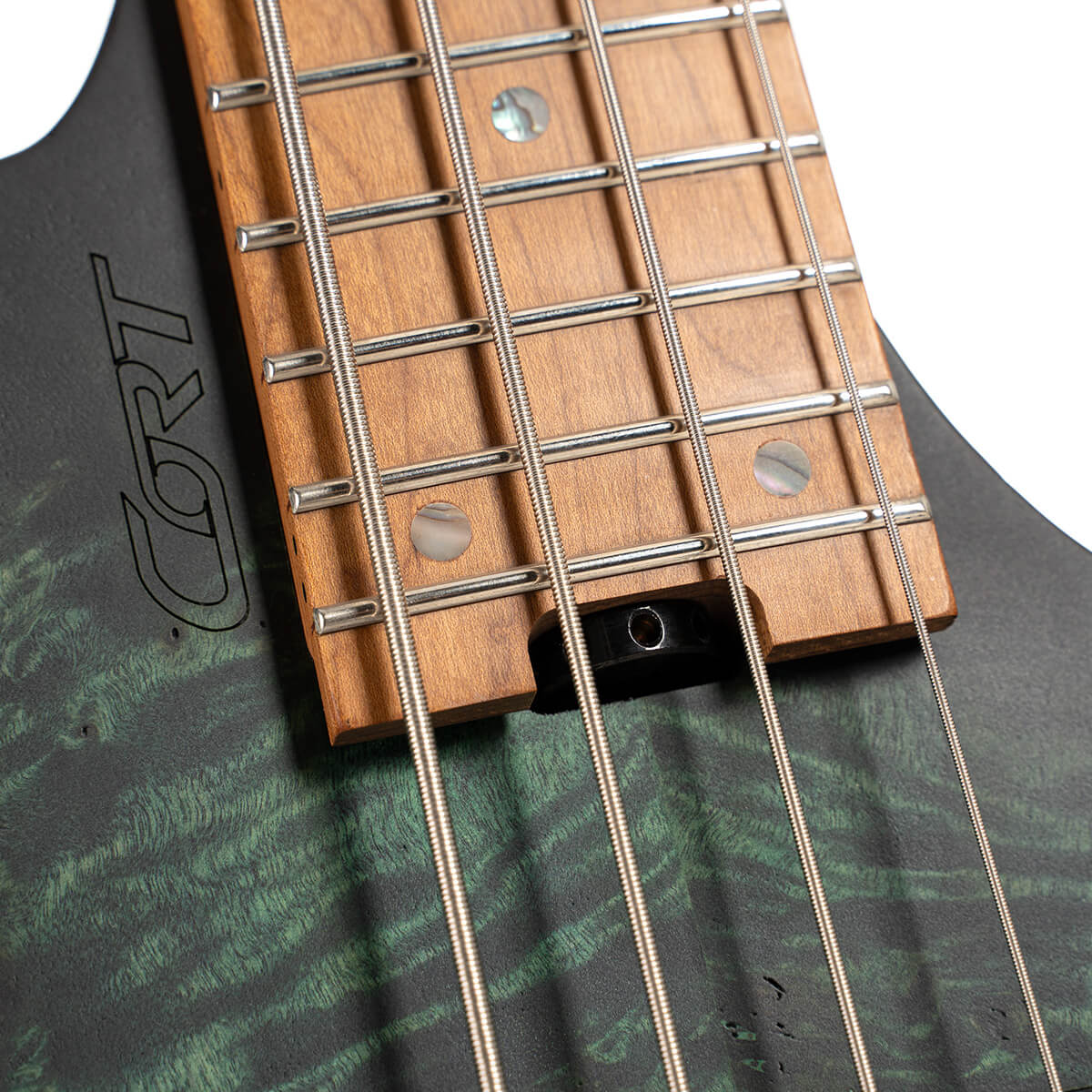 Cort Space 4c Artisan Active Bartolini Mn - Star Dust Green - Solidbody E-bass - Variation 6