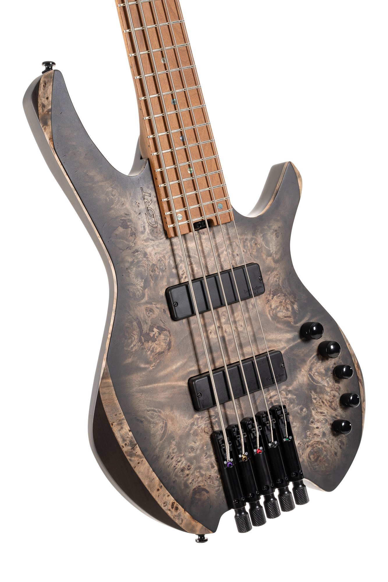 Cort Space 5 5-cordes Bartolini Mn - Star Dust Black - Solidbody E-bass - Variation 3
