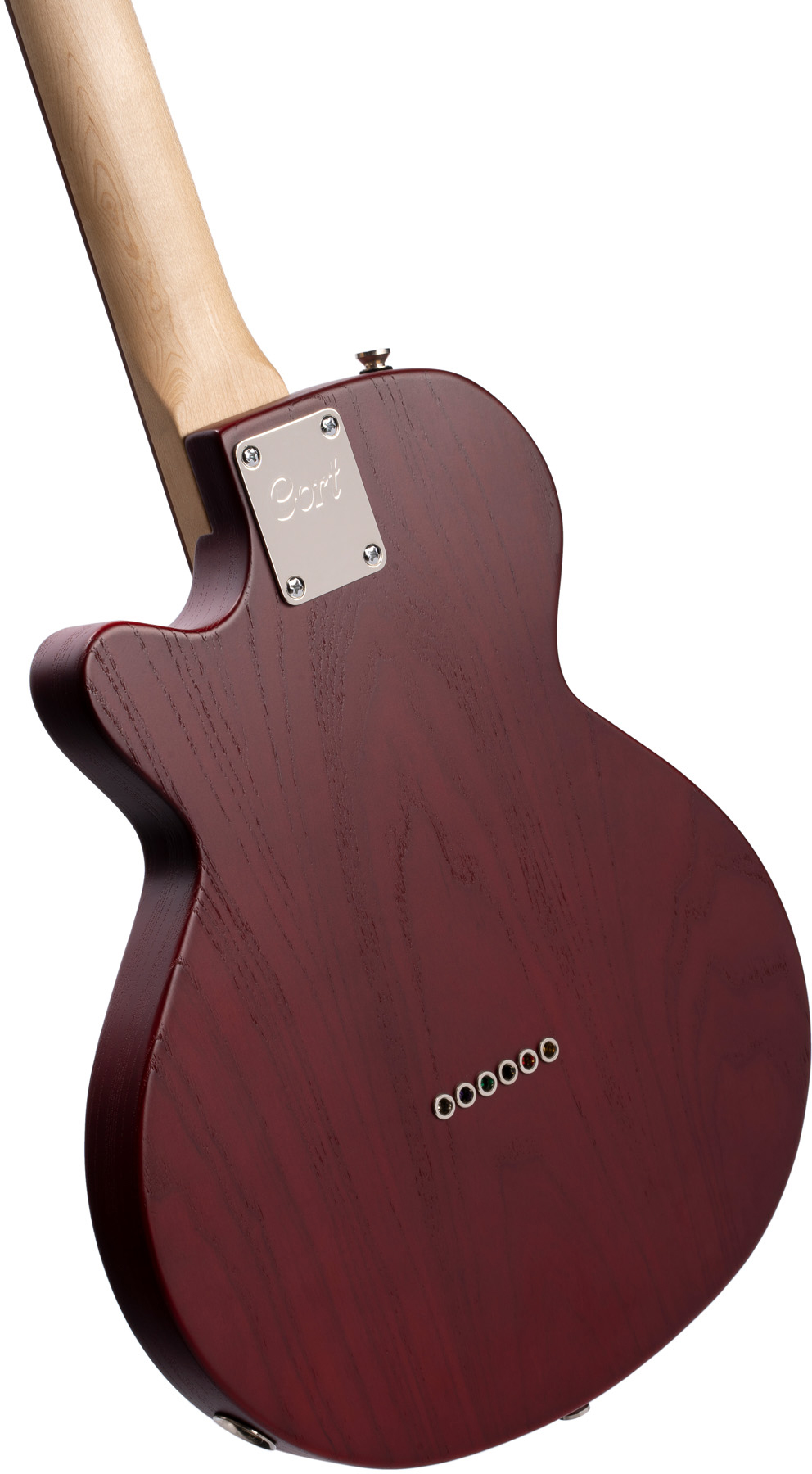 Cort Sunset Tc Opbr Ss Ht Jat - Open Pore Burgundy Red - Single-Cut-E-Gitarre - Variation 1