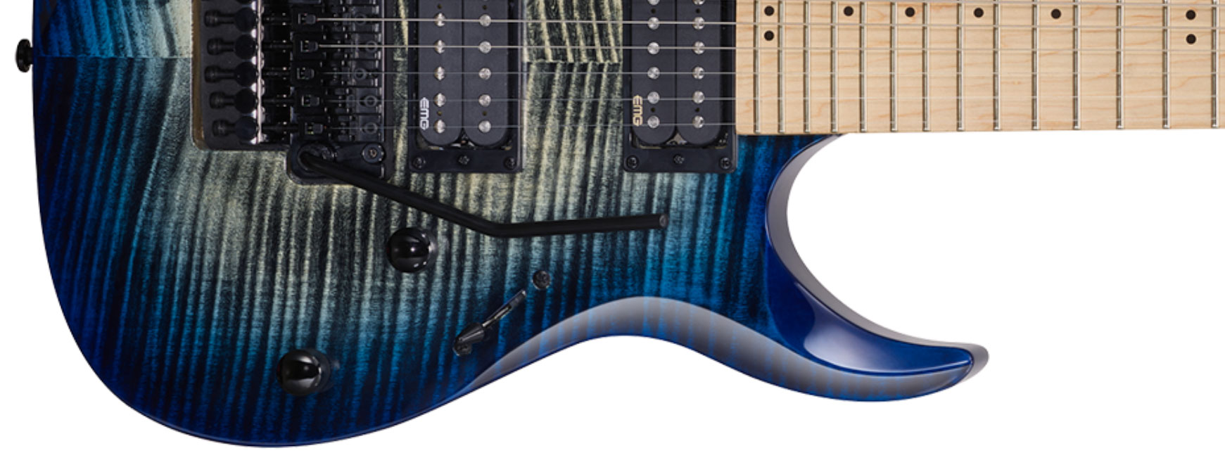 Cort X300 Fr Hh Mn - Blue Burst - E-Gitarre in Str-Form - Variation 1