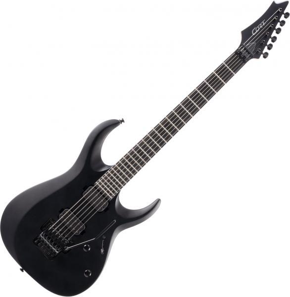 Solidbody e-gitarre Cort X500 Menace - Black satin