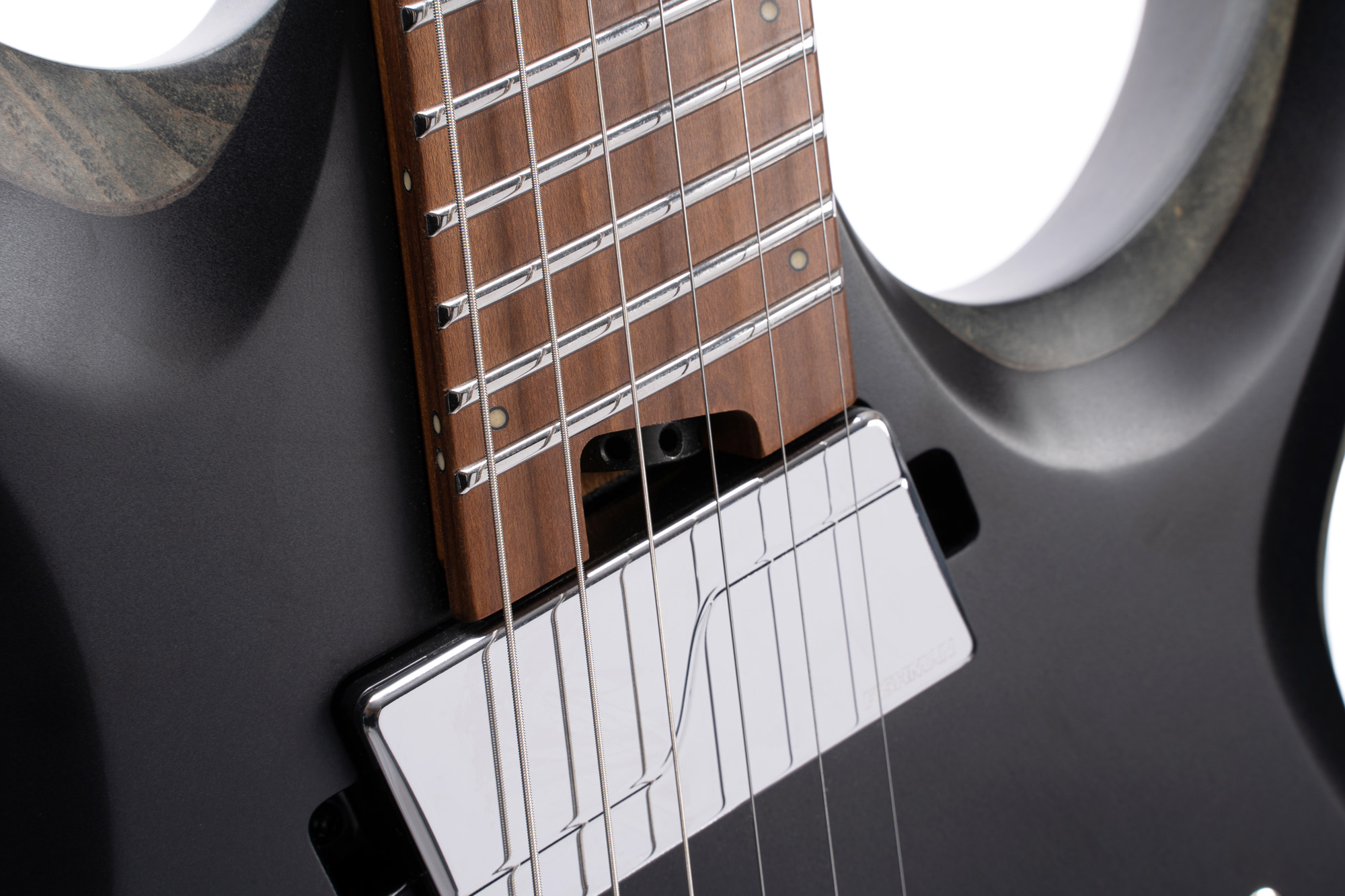 Cort X500mtt 7-cordes Hh Fishman Fluence Ht Mn - Satin Black - 7-saitige E-Gitarre - Variation 3