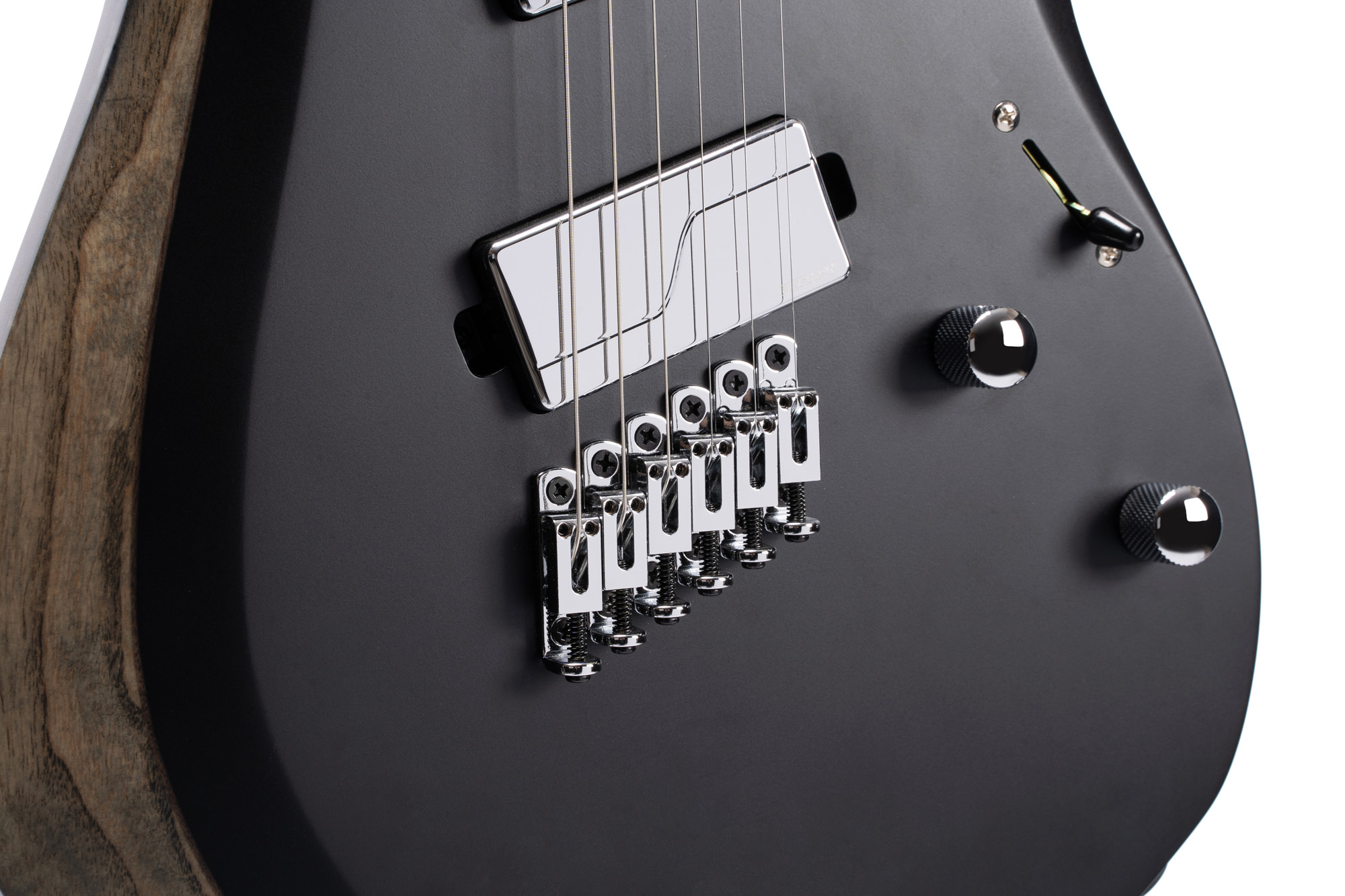 Cort X500mtt 7-cordes Hh Fishman Fluence Ht Mn - Satin Black - 7-saitige E-Gitarre - Variation 4