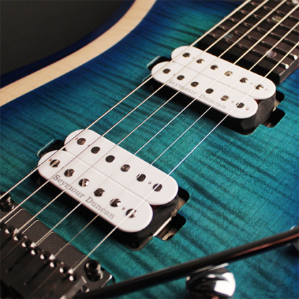 Cort X700 Duality Hh Seymour Duncan Ht Eb - Light Blue Burst - E-Gitarre in Str-Form - Variation 1