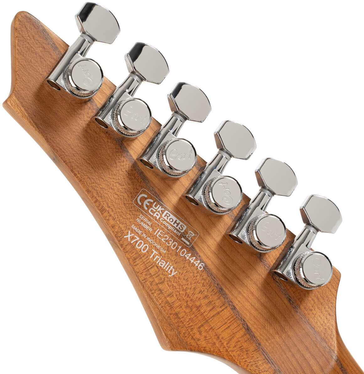 Cort X700 Triality Hss Fishman Fluence Trem Mn - Open Pore Vintage Burst - E-Gitarre in Str-Form - Variation 5