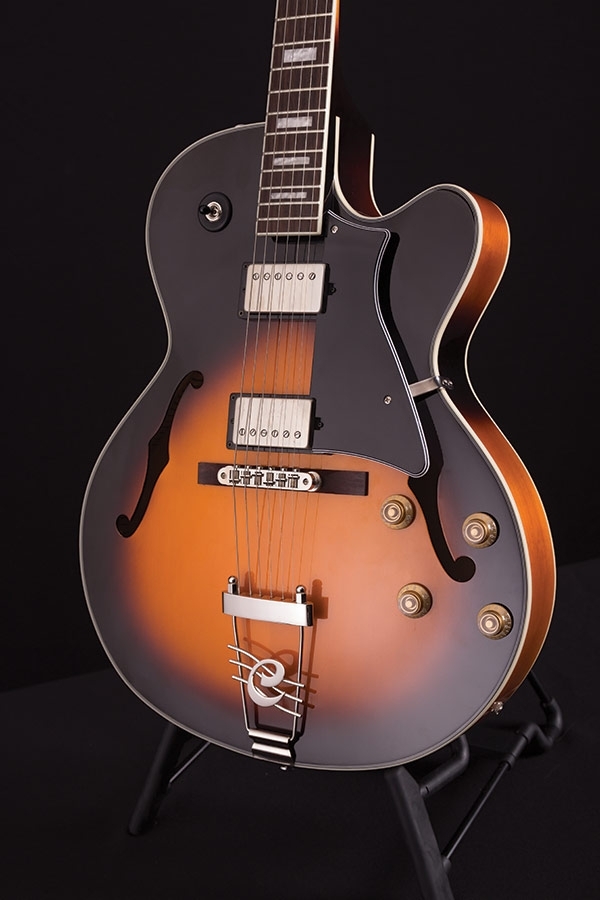 Cort Yorktown Tab Hh Ht - Tobacco Burst - Hollowbody E-Gitarre - Variation 3