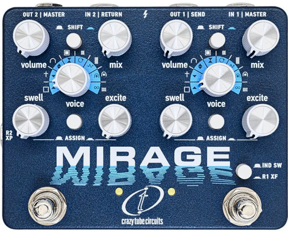 Crazy Tube Circuit Mirage Reverb - Reverb/Delay/Echo Effektpedal - Main picture