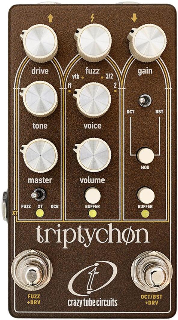 Crazy Tube Circuit Triptychon - Overdrive/Distortion/Fuzz Effektpedal - Main picture