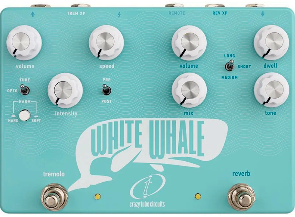 Crazy Tube Circuit White Whale Reverb V2 - Reverb/Delay/Echo Effektpedal - Main picture