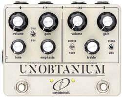 Overdrive/distortion/fuzz effektpedal Crazy tube circuit Unobtanium