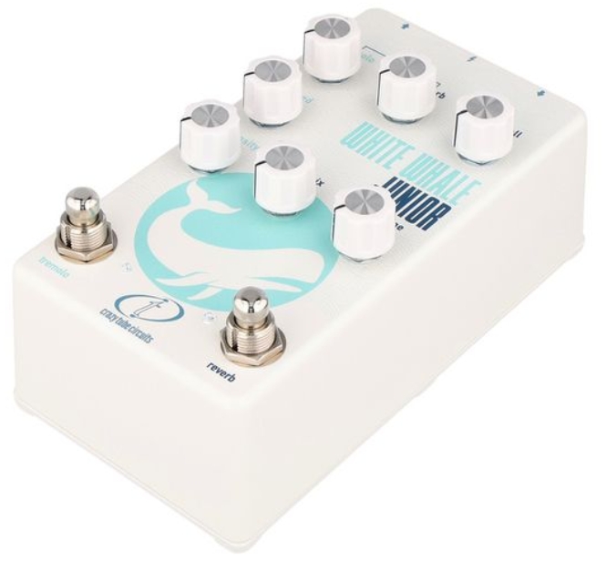 Crazy Tube Circuit White Whale Junior Reverb / Tremolo - Reverb/Delay/Echo Effektpedal - Variation 1