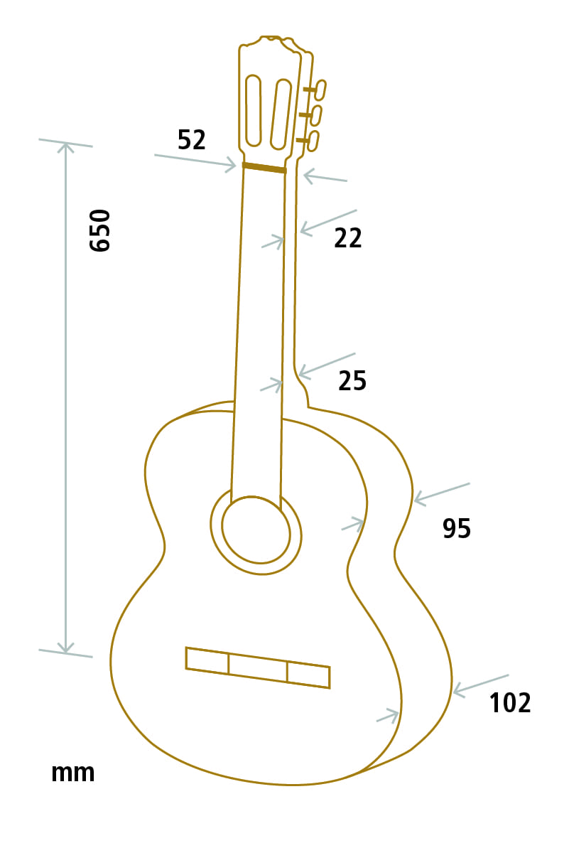 Cuenca 5a 4/4 Cedre Acajou Rw - Natural - Konzertgitarren 4/4 - Variation 2