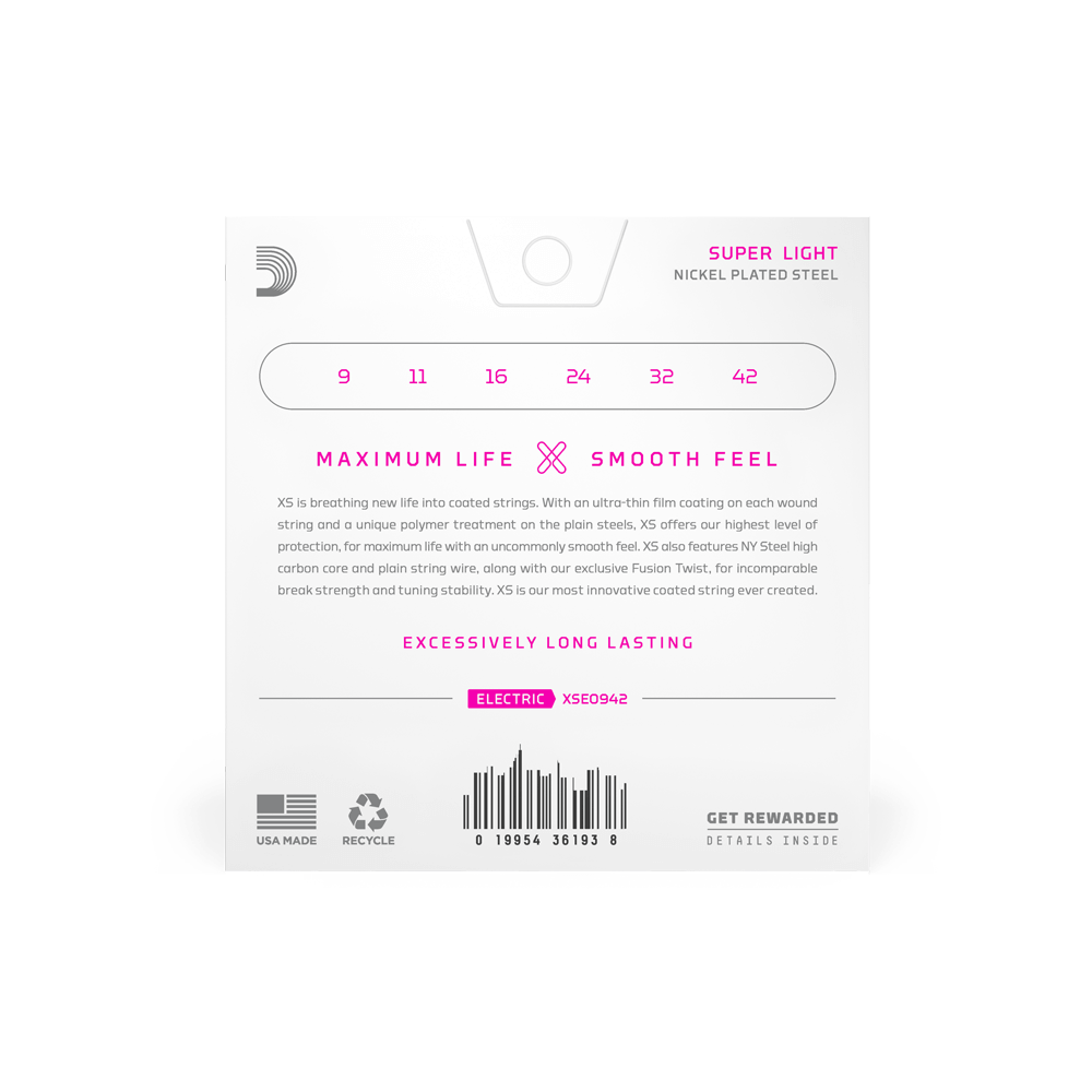 D'addario Jeu De 6 Cordes 09-42 Super Light Coated Electric Guitar Strings 2-pack - E-Gitarren Saiten - Variation 6