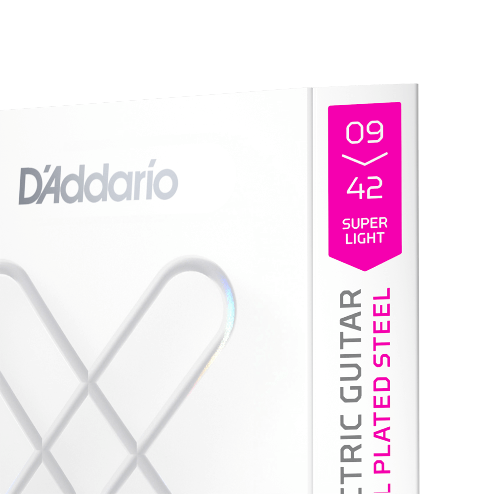 D'addario Jeu De 6 Cordes 09-42 Super Light Coated Electric Guitar Strings 2-pack - E-Gitarren Saiten - Variation 7