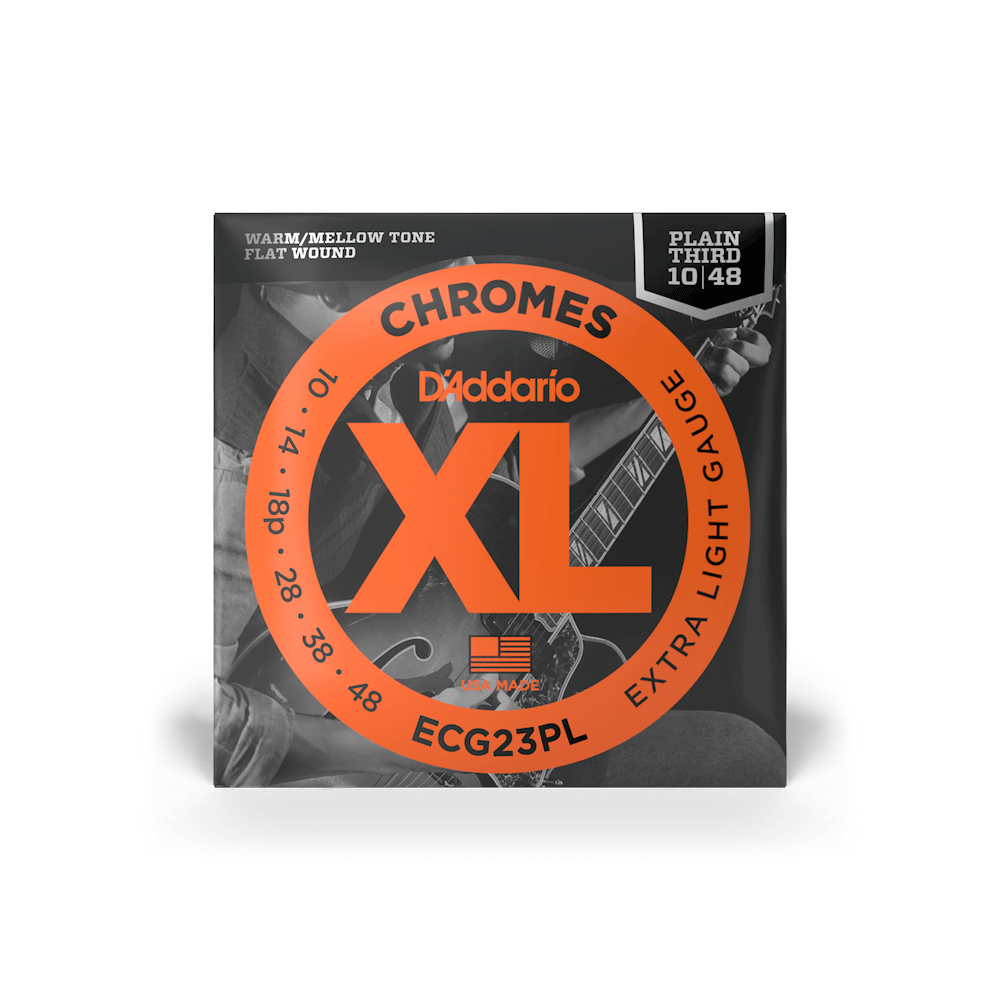 D'addario Jeu De 6 Cordes 10-48 Extra Light, Plain Third, Xl Chromes Electric Guitar Strings - E-Gitarren Saiten - Variation 5
