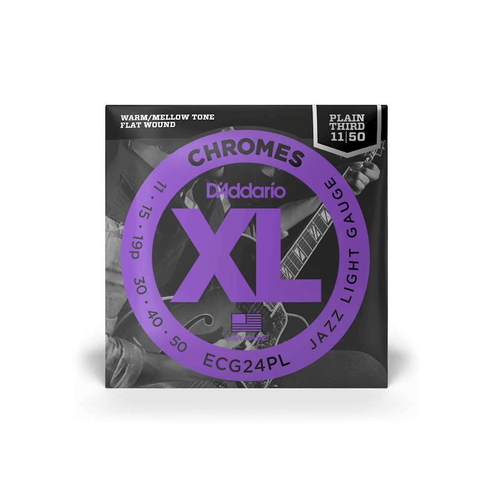 D'addario Jeu De 6 Cordes 11-50 Jazz Light, Plain Third, Xl Chromes Electric Guitar Strings - E-Gitarren Saiten - Variation 5