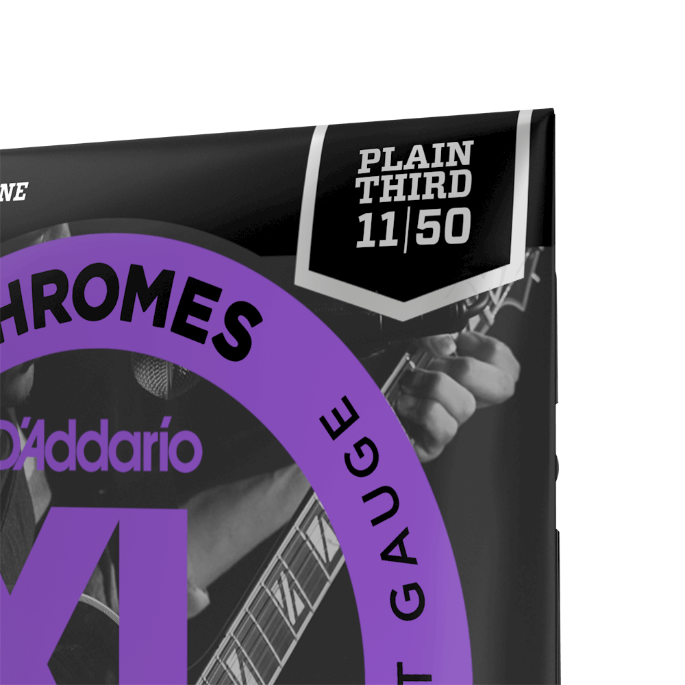 D'addario Jeu De 6 Cordes 11-50 Jazz Light, Plain Third, Xl Chromes Electric Guitar Strings - E-Gitarren Saiten - Variation 7
