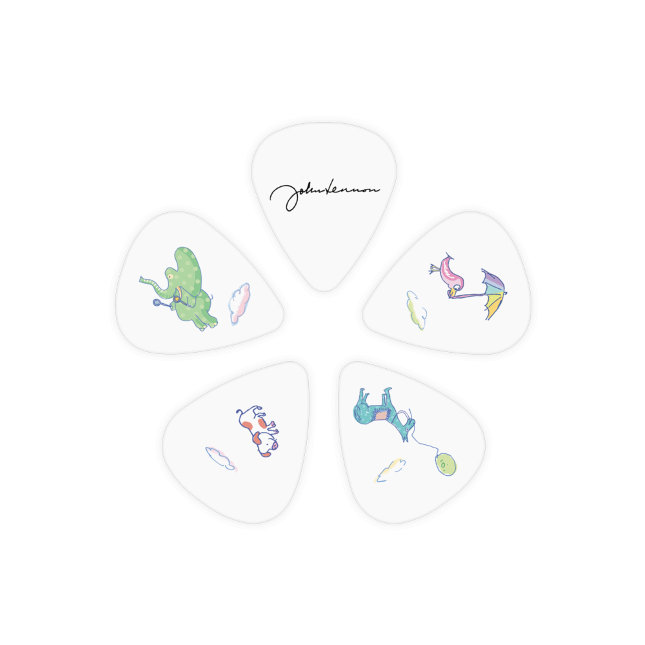 D'addario 1cwh4-05jl John Lennon Art Series Picks - Imagine Animals - Plektren - Variation 1