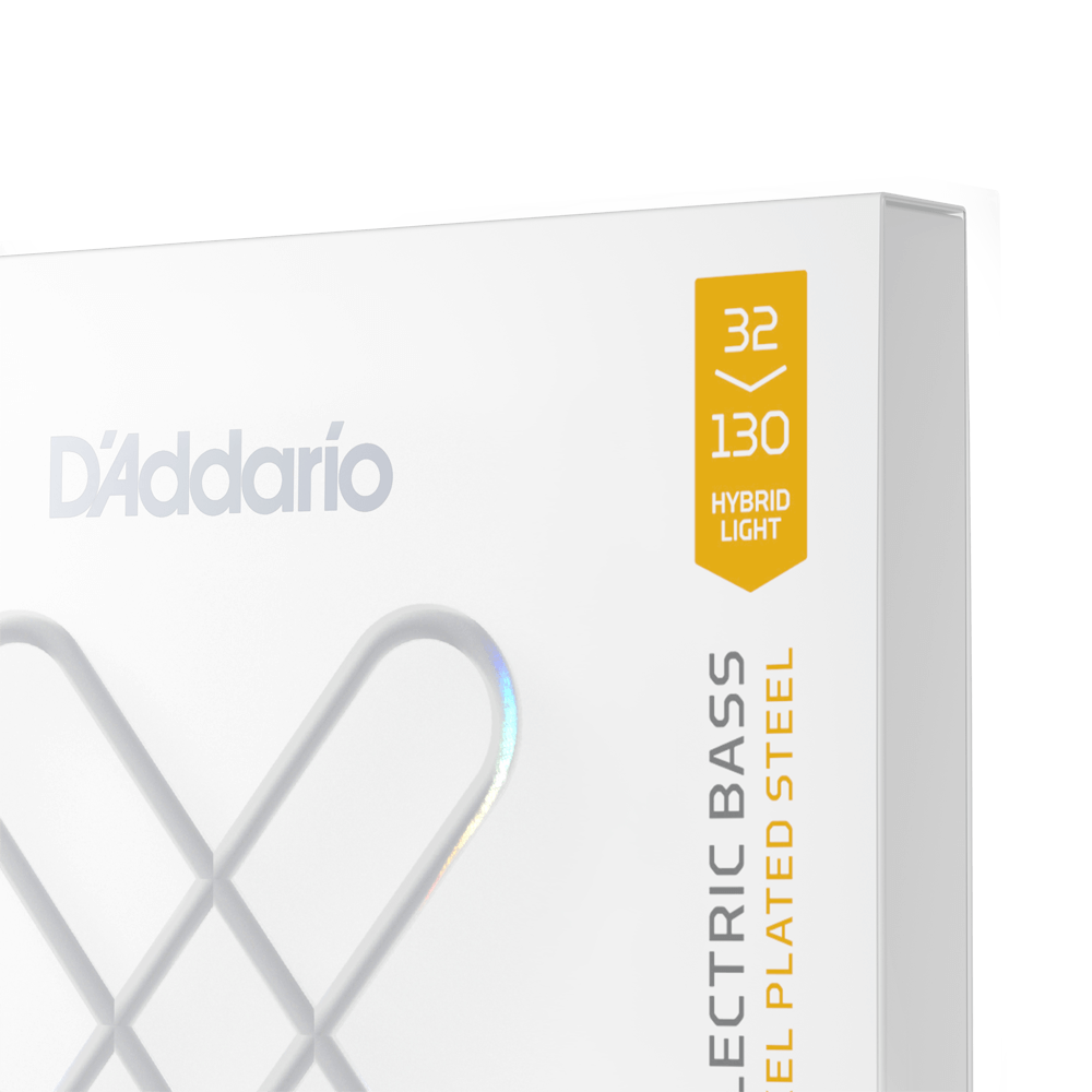 D'addario Jeu De 6 Cordes 32-130 Hybrid Light, Multiscale Coated Bass Strings - E-Gitarren Saiten - Variation 3