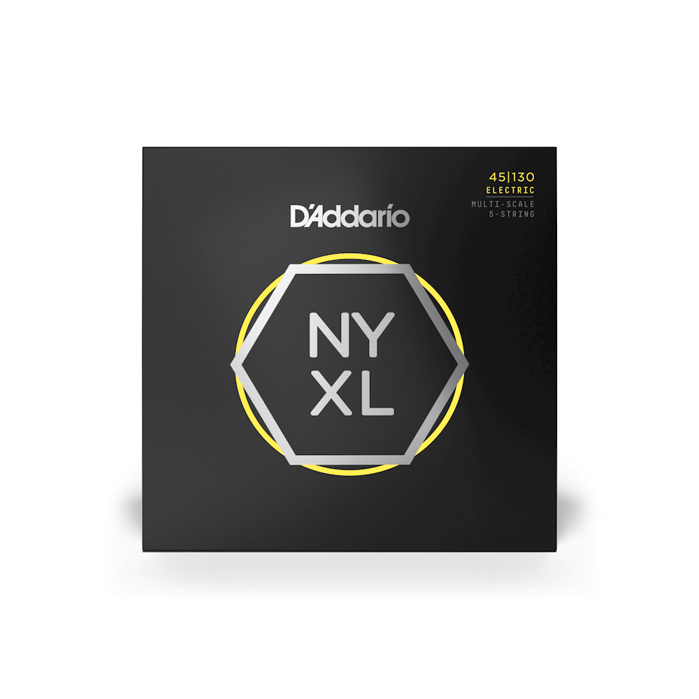D'addario Jeu De 5 Cordes 45-130 Hybridlight 5-string, Multiscale, Nyxl Bass Guitar Strings - E-Gitarren Saiten - Variation 1