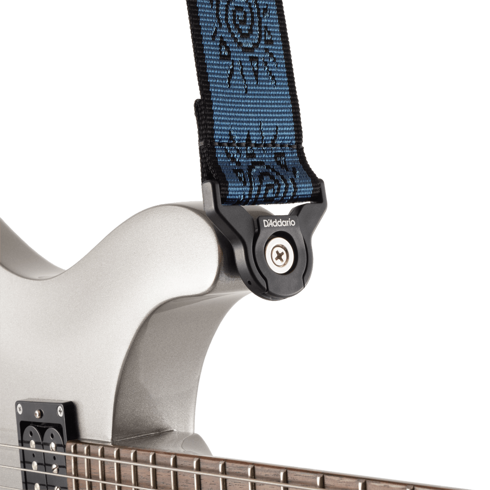 D'addario 50balpw04 Auto Lock Vintage Planet Waves, Suns/blue - Gitarrengurt - Variation 2