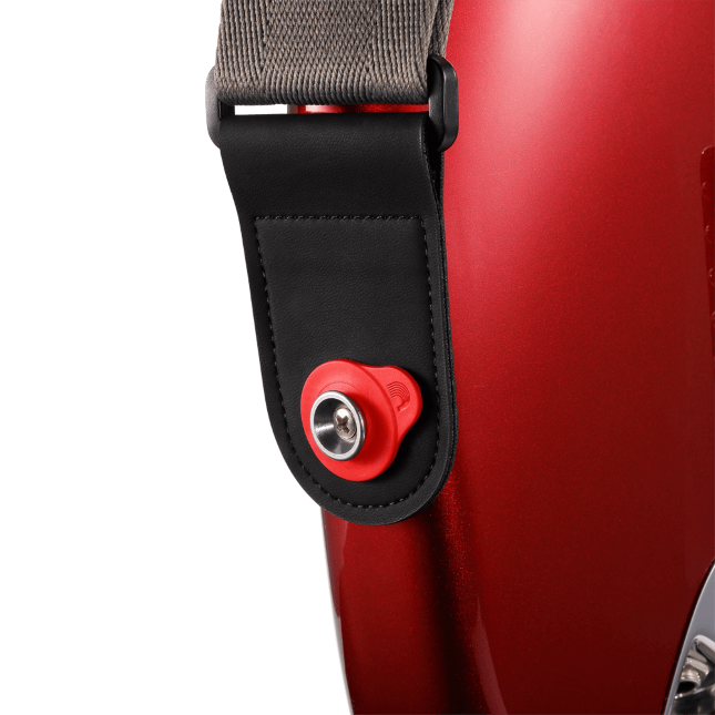 D'addario Anneaux De Blocage De Sangle Flex Lock, Rouge - Gitarrengurt - Variation 2