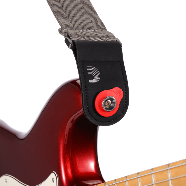 D'addario Anneaux De Blocage De Sangle Flex Lock, Rouge - Gitarrengurt - Variation 3
