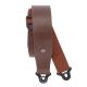 Auto Lock Leather Guitar Strap Brown 6,3 cm