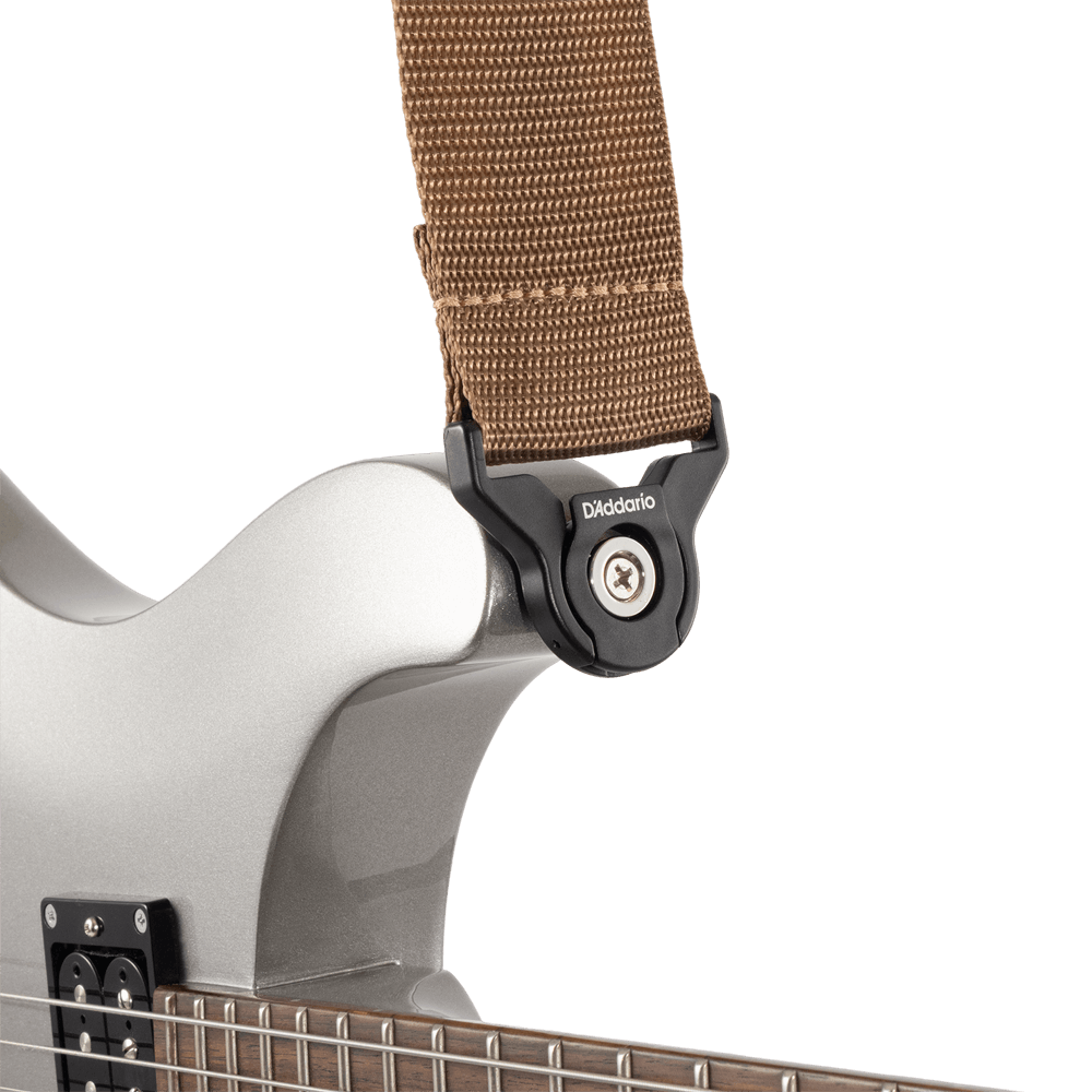D'addario Auto Lock Guitar Strap, Brown - Gitarrengurt - Variation 2