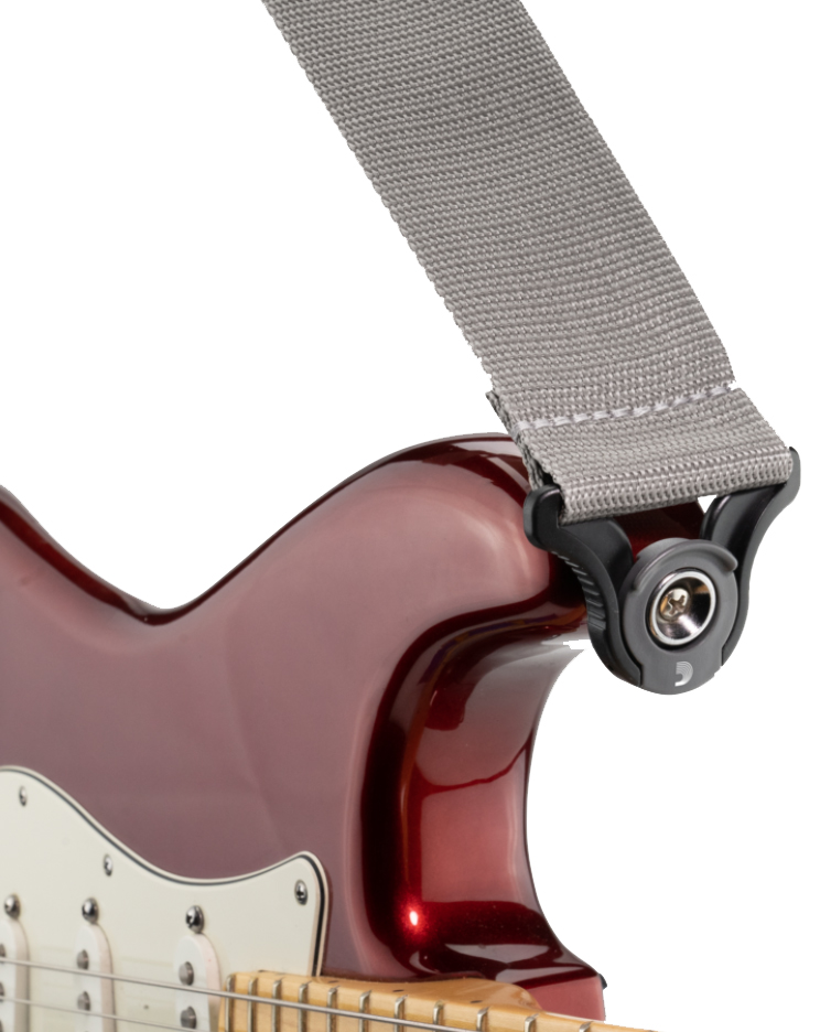D'addario Auto Lock Polypro Guitar Strap Pwsal405 5cm Silver - Gitarrengurt - Variation 1