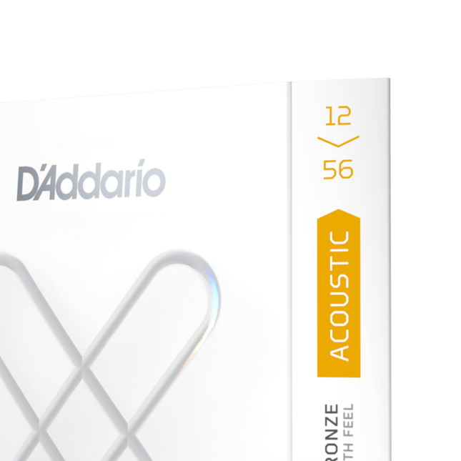 D'addario Cordes Xs 80/20 Bronze Avec RevÊtement Pour Guitare Acoustique, 12-56 AiguËs Light/graves Medium - Westerngitarre Saiten - Variation 1