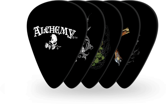 D'addario 1cwh4-01al Alchemy Picks Skull Collection - Plektren - Main picture