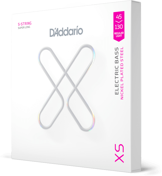 D'addario 45-130 Regular Light, Super Long Scale Coated Bass Strings - E-Gitarren Saiten - Main picture