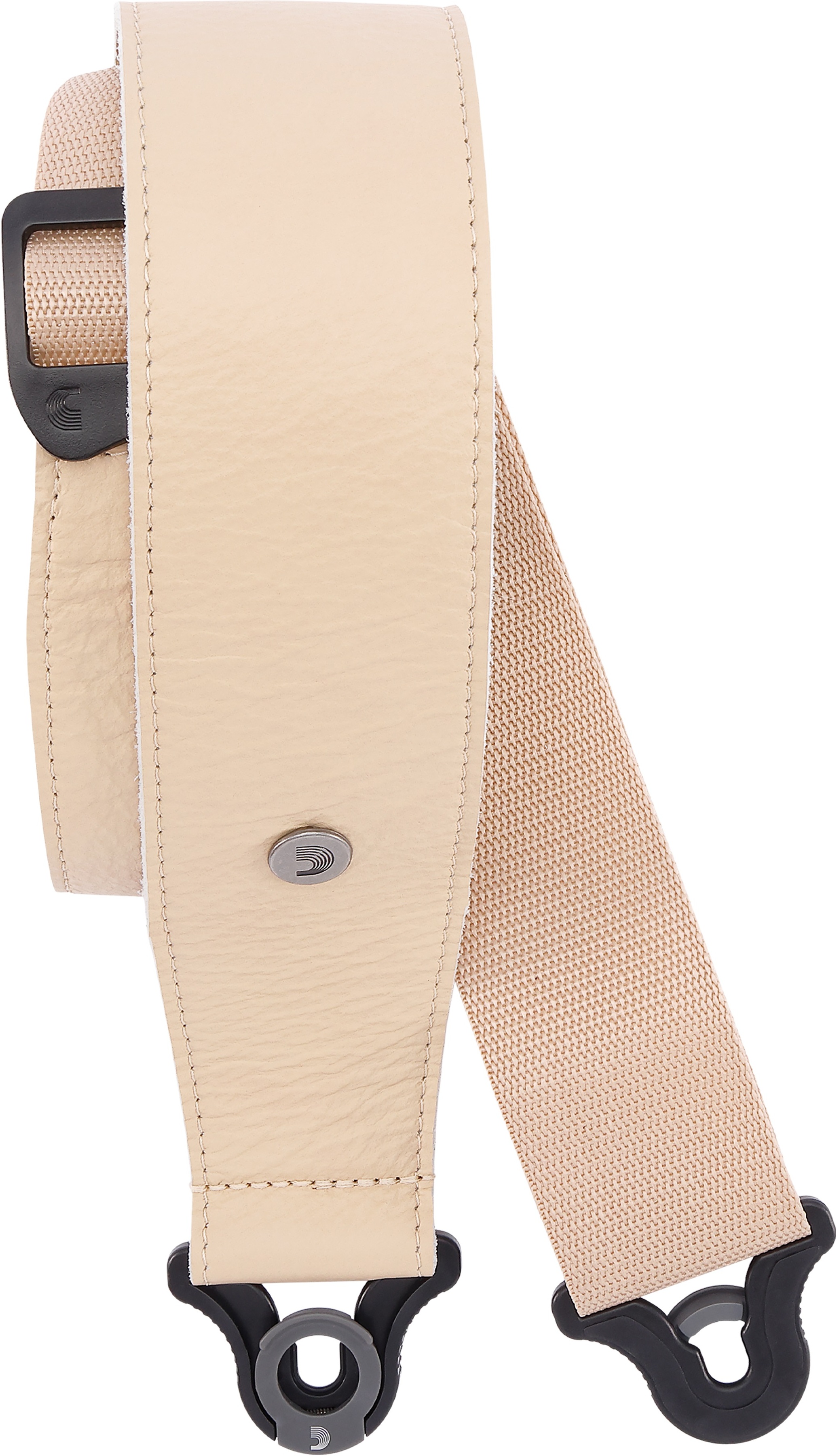 D'addario Auto Lock Cuir Guitar Strap Tan Largeur 6,3 Cm - Gitarrengurt - Main picture