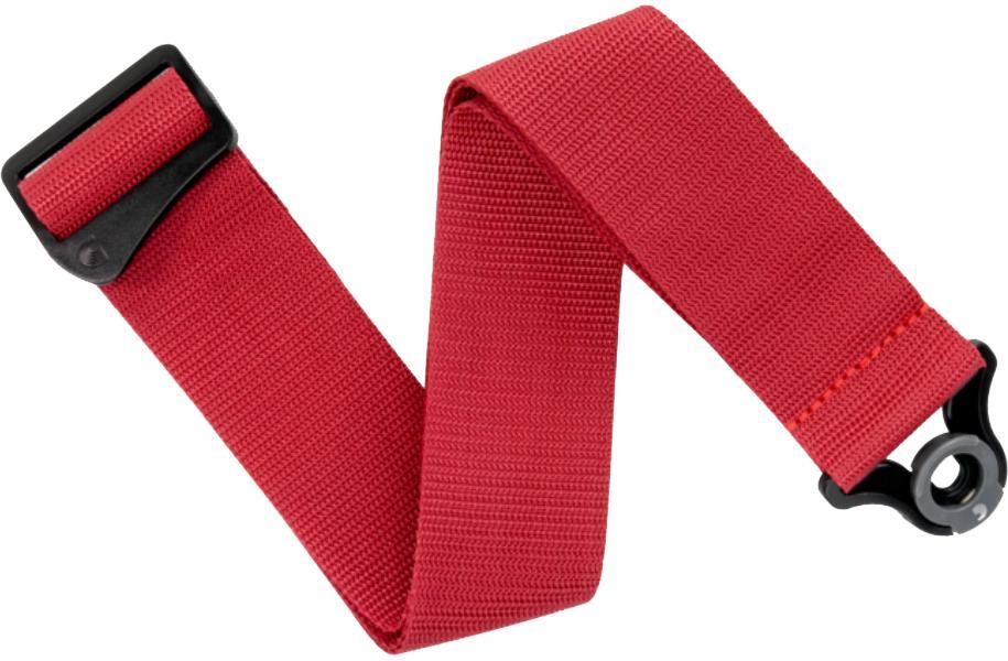 Gitarrengurt D'addario Auto Lock Polypro Guitar Strap PWSAL401 - Red