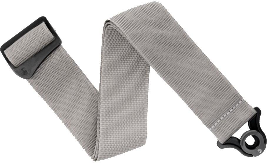 Gitarrengurt D'addario Auto Lock Polypro Guitar Strap PWSAL405 - Silver