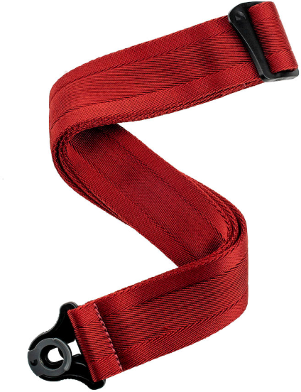 D'addario Auto Lock Strap Blood Red - Gitarrengurt - Main picture