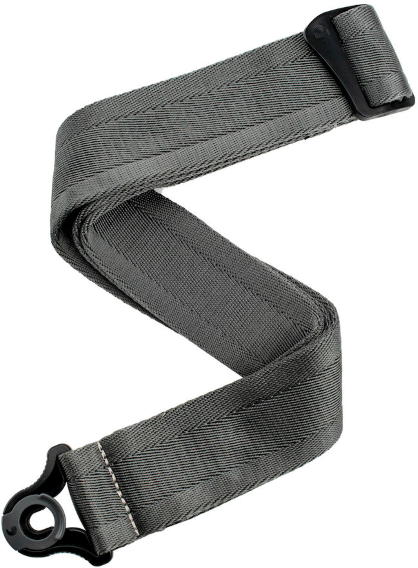 D'addario Auto Lock Strap Metal Grey - Gitarrengurt - Main picture