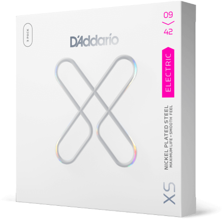 D'addario Cordes D'addario Xs Nickel Avec RevÊtement Pour Guitare Électrique, 09-42 Super Light, Pack De 3 Jeux - E-Gitarren Saiten - Main picture