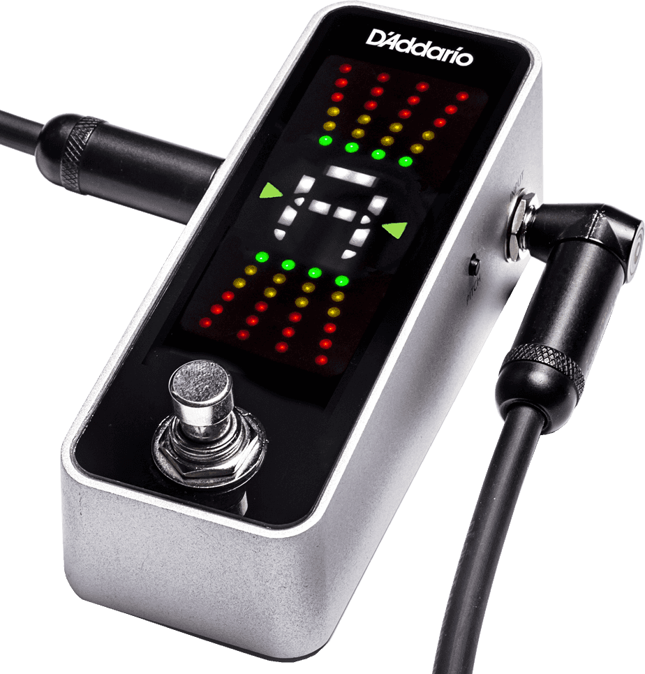 D'addario Ct-20 Chromatic Pedal Tuner - Boden-stimmgerät - Main picture