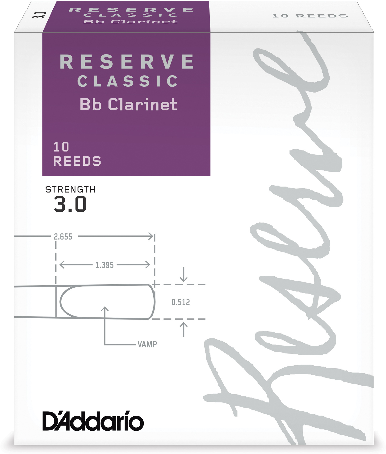 D'addario Dct1030 - Klarinettenblatt - Main picture