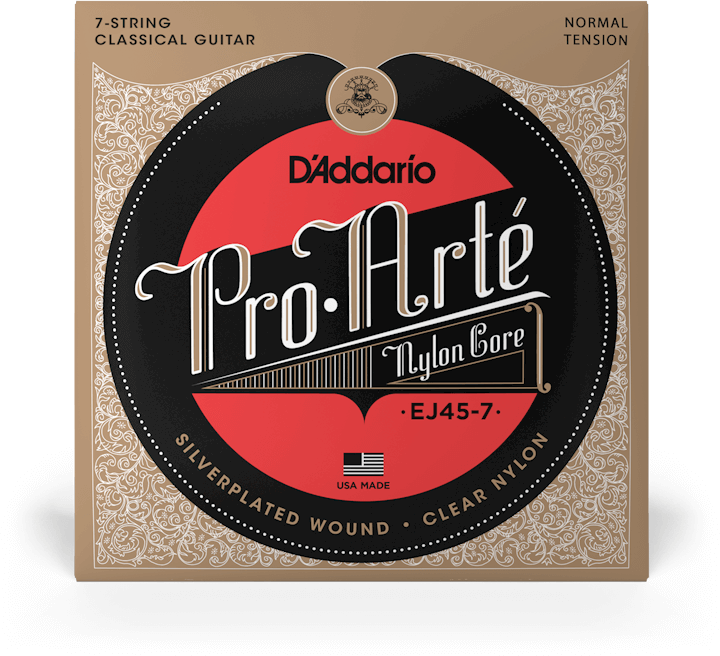 D'addario Ej45-7 7 String Nylon Classic - Konzertgitarre Saiten - Main picture