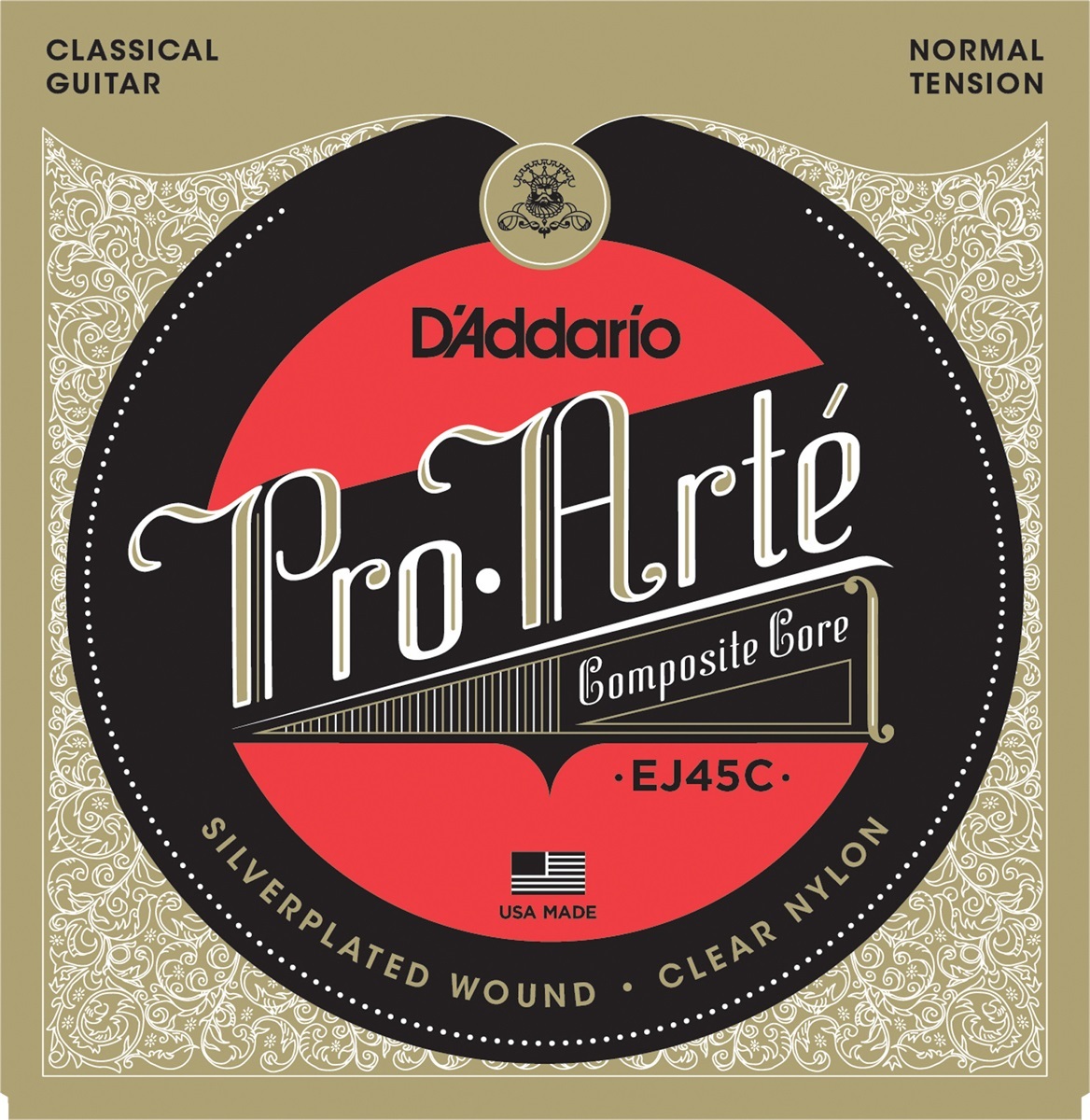 D'addario Jeu De 6 Cordes Ej45c Pro Arte Classical Composite Core - Normal Tension - Konzertgitarre Saiten - Main picture