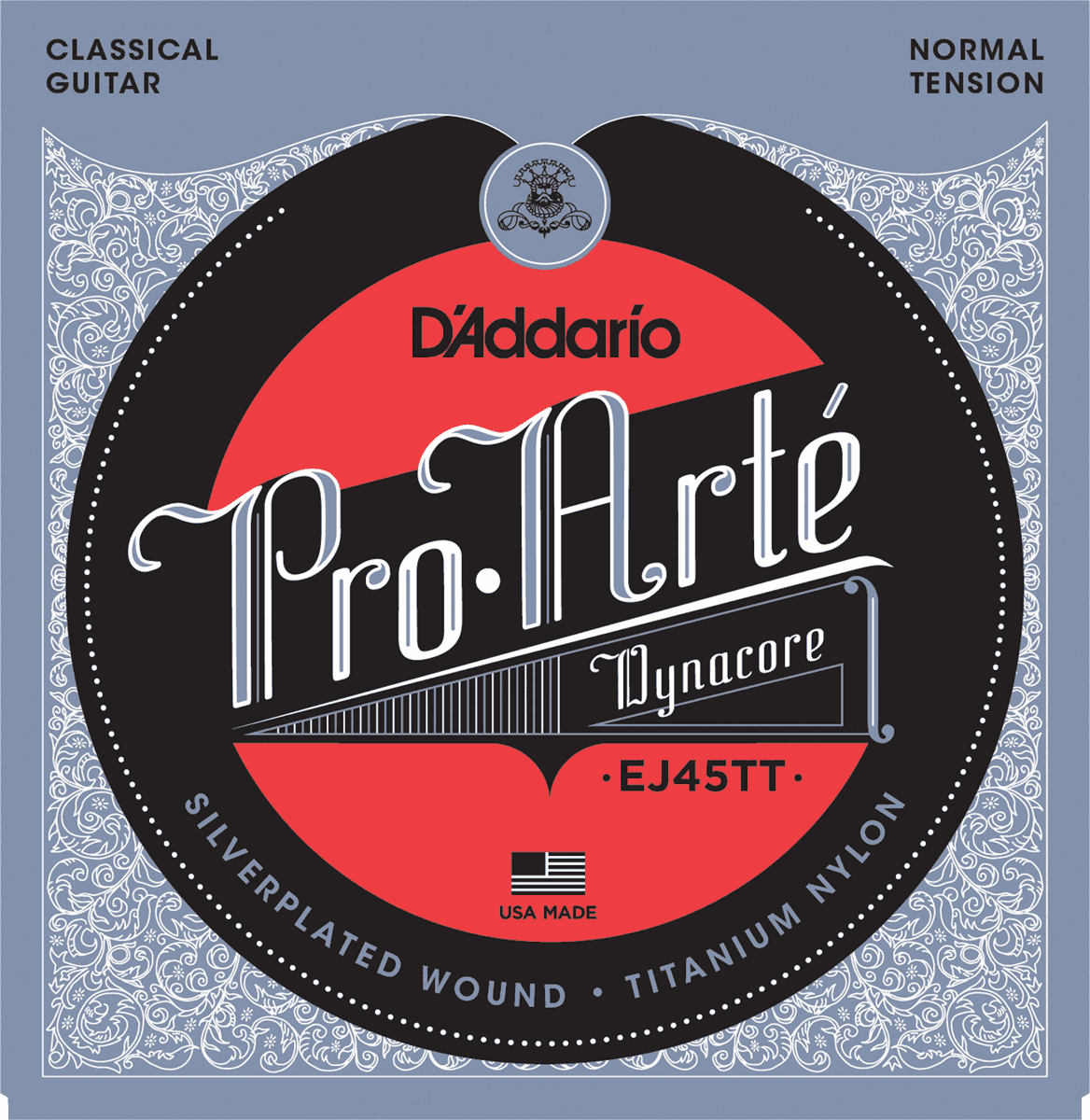 D'addario Jeu De 6 Cordes Ej45tt Pro Arte Classical Dynacore Normal Tension - Konzertgitarre Saiten - Main picture