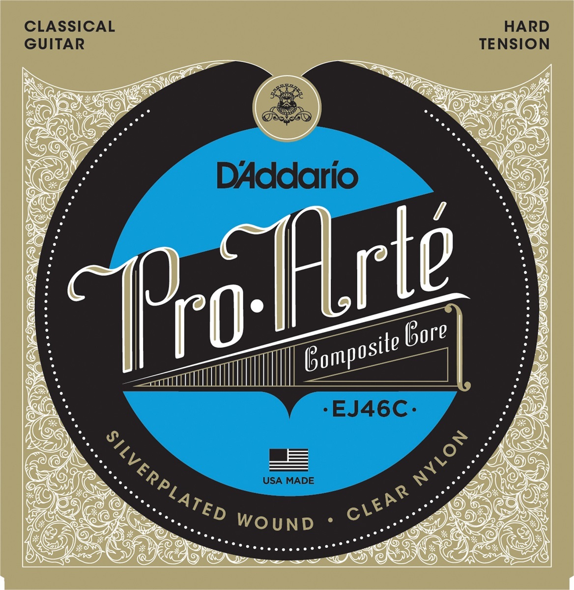 D'addario Jeu De 6 Cordes Ej46c Pro Arte Classical Composite Core - Hard Tension - Konzertgitarre Saiten - Main picture