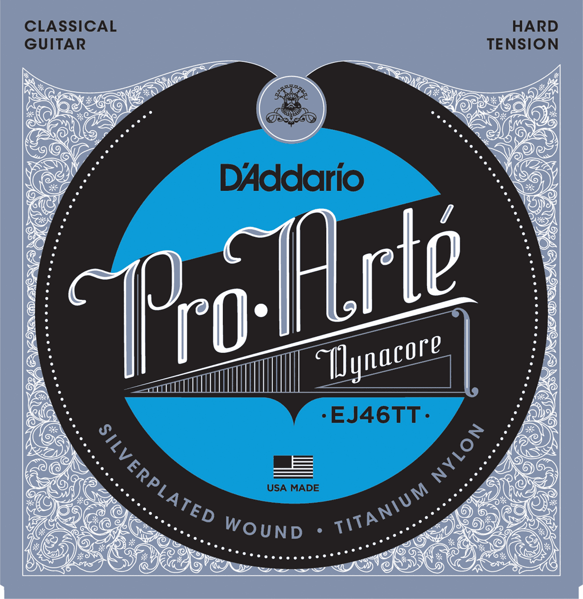 D'addario Jeu De 6 Cordes Ej46tt Pro Arte Classical Dynacore - Hard Tension - Konzertgitarre Saiten - Main picture